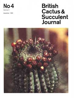 Cactus & Succulent Journal 19864