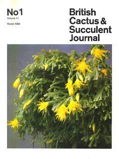 Cactus & Succulent Journal 19931
