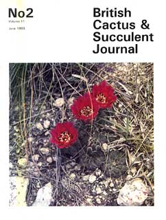 Cactus & Succulent Journal 19932