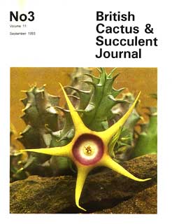 Cactus & Succulent Journal 19933