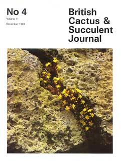 Cactus & Succulent Journal 19934