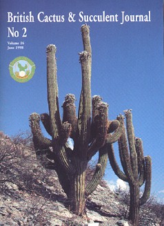 Cactus & Succulent Journal 19982