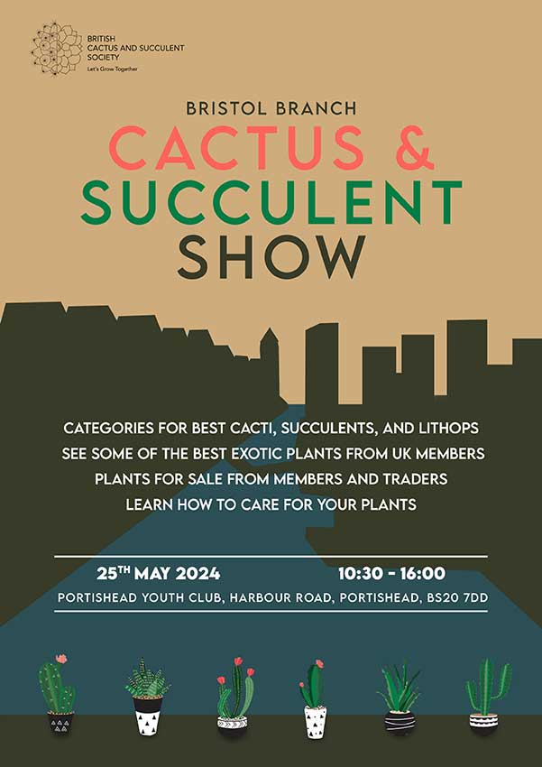BCSS Bristol Branch Cactus and Succulent Show 2024